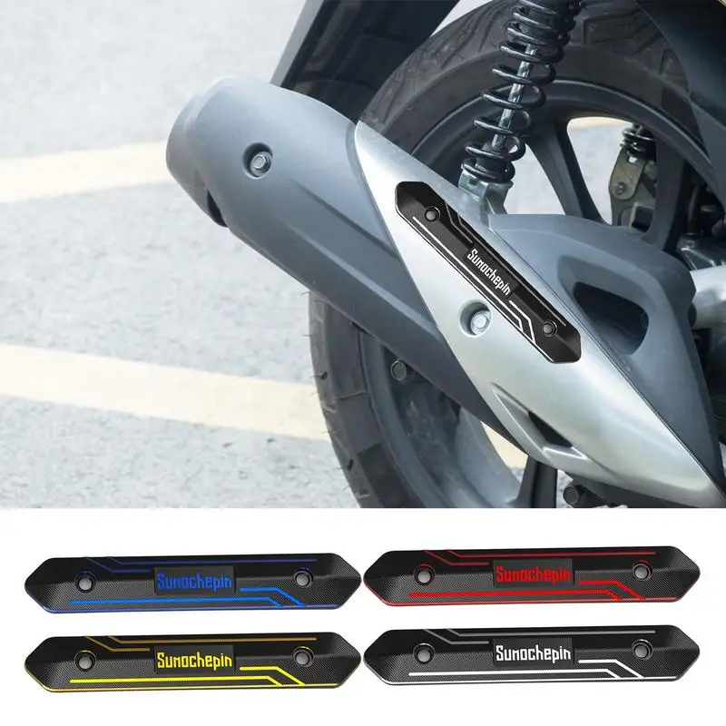

Motorcycle Heat Shield Motorcycle Exhaust Heat Shield Protector Muffler Heat Shield Cover Anti-Scalding Shell Motorcycle Accesso