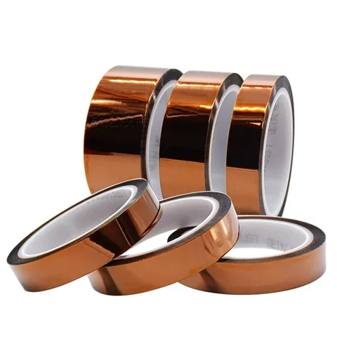 

Professional 1PC 30M High Temperature Heat Resistant High Insulation Electronics Industry Welding Polyimide Kapton Tape 11 Sizes