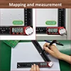 2-in-1 Digital Angle Meter Inclinometer 360 Degree Electronic Angle Ruler Goniometer High Accuracy Angle Finder for Woodworking 4