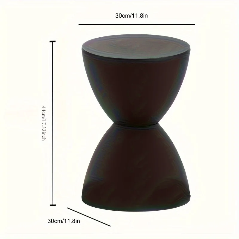 Nordic Style Footstool Change Shoe Stool Round Tea Table Plastic Round Stool