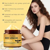 Crème raffermissante pour le corps au venin d'abeille, Lotion Anti-âge et raffermissante pour la peau crapée, traitement hydratant et contour pour femmes 2