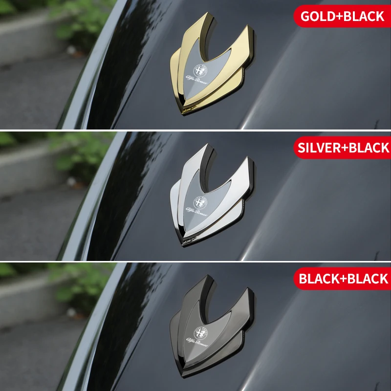 Car Metal Shield Design Badge Emblem Sticker - Sportiva Accessories