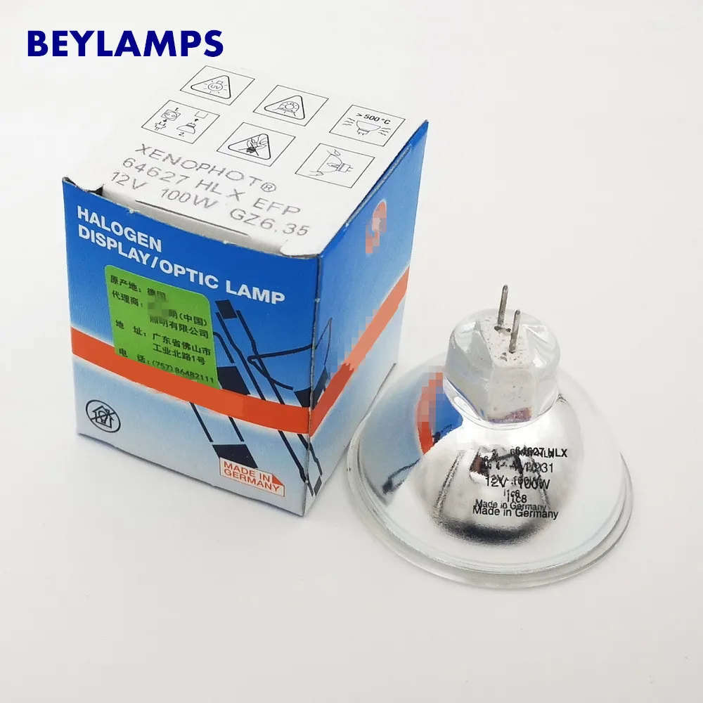 

10pcs XENOPHOT 64627 HLX EFP 12V 100W GZ6.35 optic halogen lamps for microscope,12V100W bulb