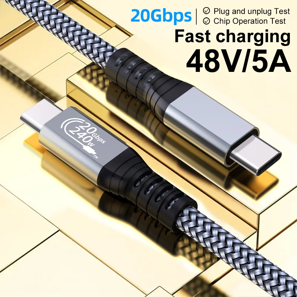 High-Power 240W USB-C to USB-C Fast Charging Cable