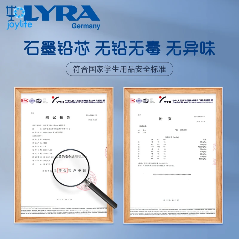3/6 팩 LYRA 초보자용 인체공학적 삼각형 연필 - 어린이, 초등학생 및 미취학 아동을 위한 두꺼운 흑연 B 연필