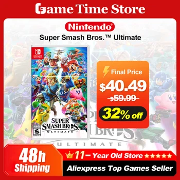 Super Smash Bros. Ultimate Nintendo Switch Offerte di giochi Scheda di gioco fisica originale ufficiale al 100% per Nintendo Switch OLED Lite 1