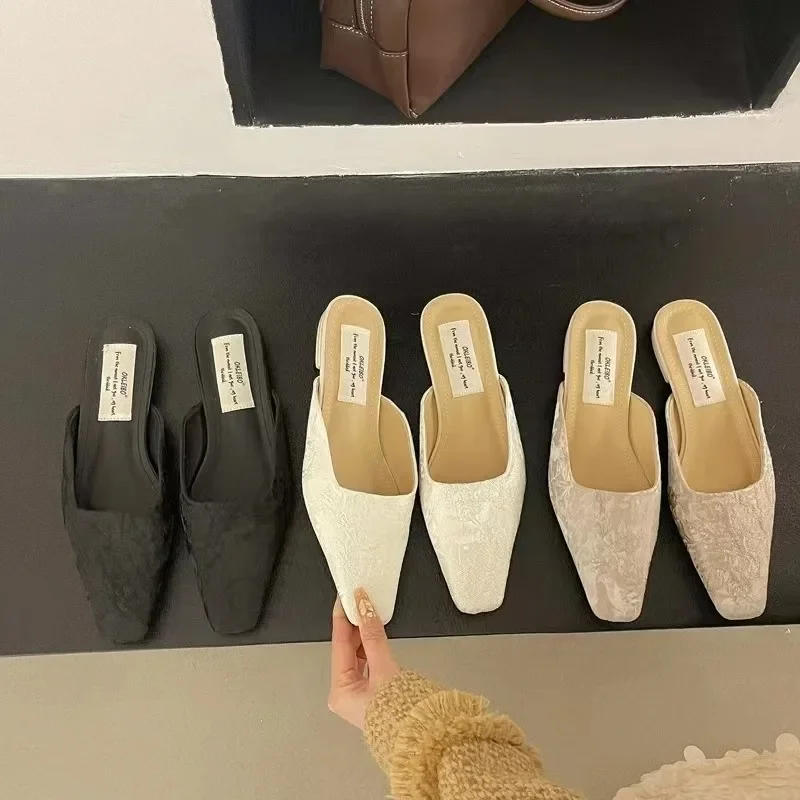 

Шлепанцы женские пляжные, сланцы, сандалии, модная обувь, однотонная обувь на плоской подошве, летняя модель 2024