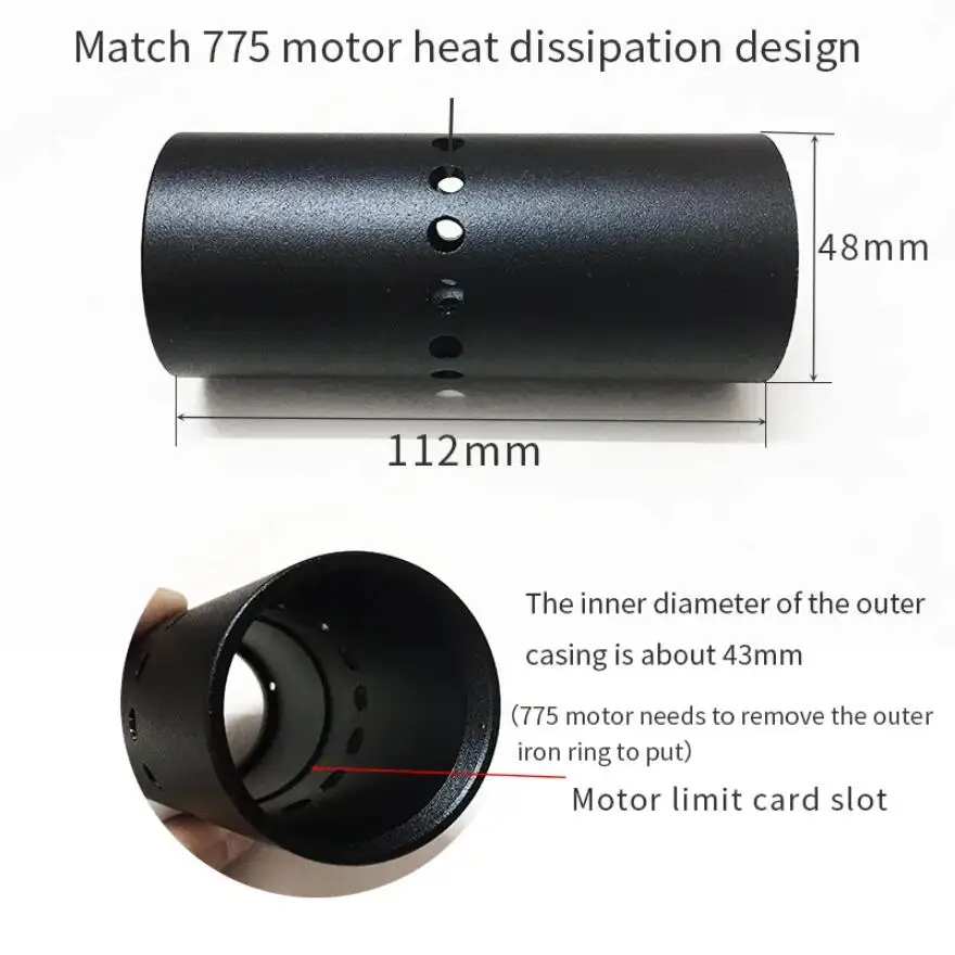 775 motor housing with vent housing DIY mini electric drill electric grinder accessories miniature handheld drill