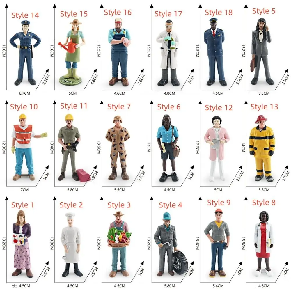Career People Figurines: Realistic Professional Figures