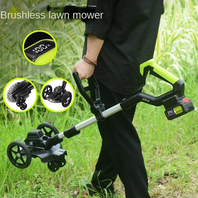 Electric Lawn Mower Desbrozadora Batería 충전식예초기 예초기 충전식Триммер Аккумуляторный Для Травы 4