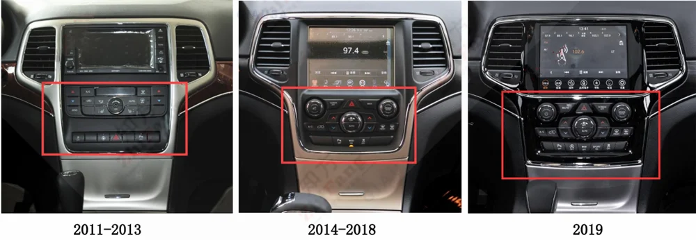 

13.6" 8G 128G Android11 For Jeep Grand Cherokee 2010-2020 Car Radio Stereo Multimedia Player GPS Navigation DSP Carplay HeadUnit