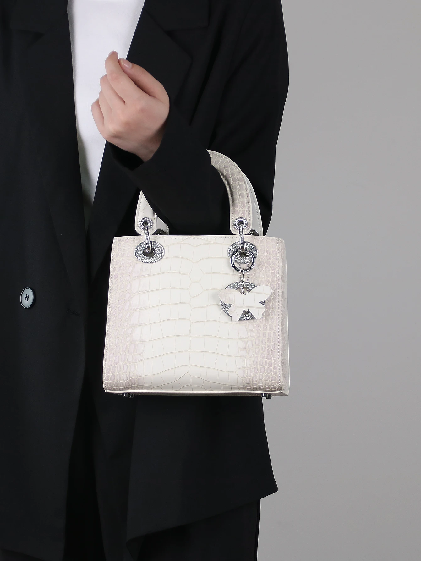 حقيبة يد تمساح جديدة عالية الجودة لعام 2025، بتصمي...