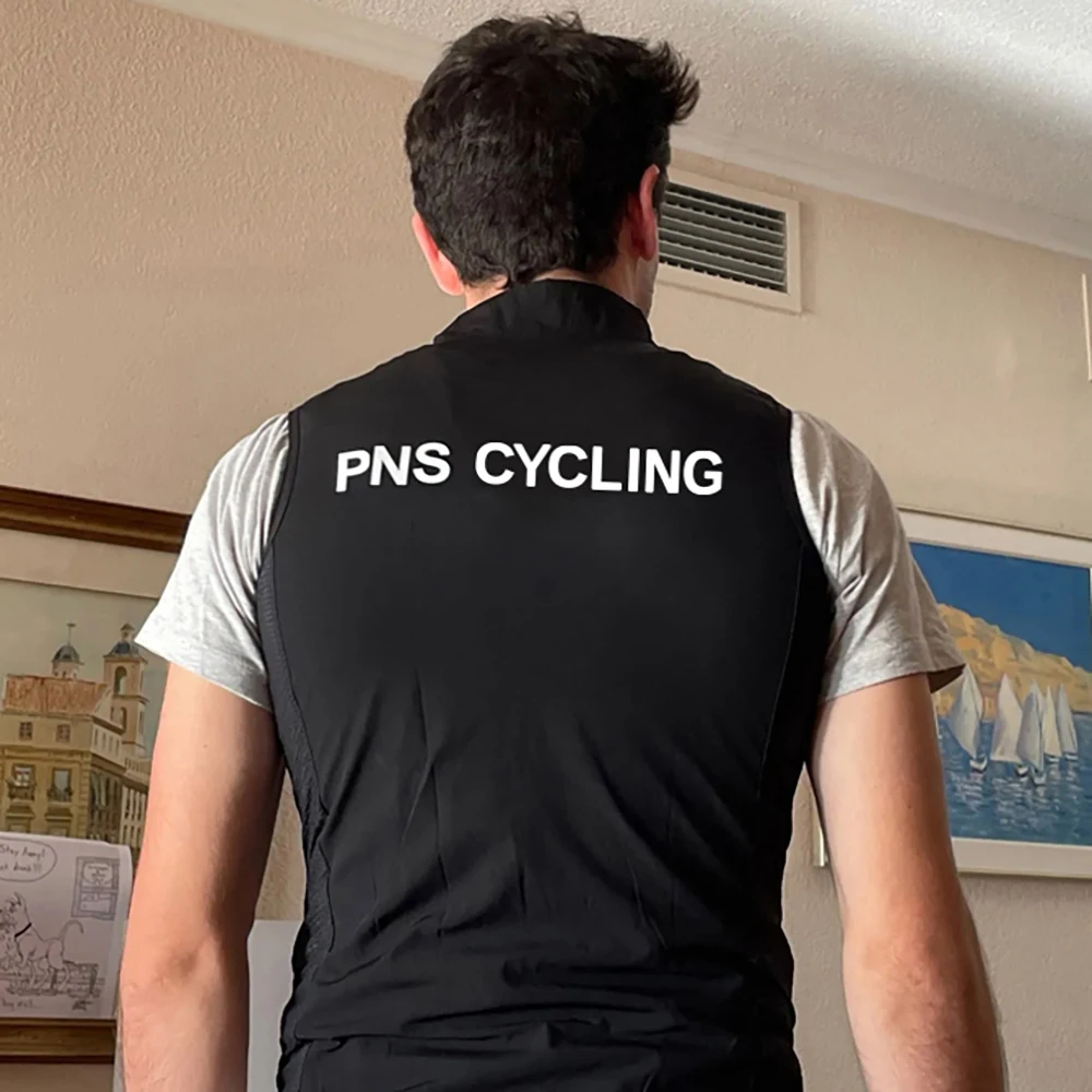 Men PNS Cycling Vest Sleeveless Lightweight Windproof Waterproof Cycling Vest Mesh Breathable Bicycle Gilet Pro MTB Bike Jersey 3