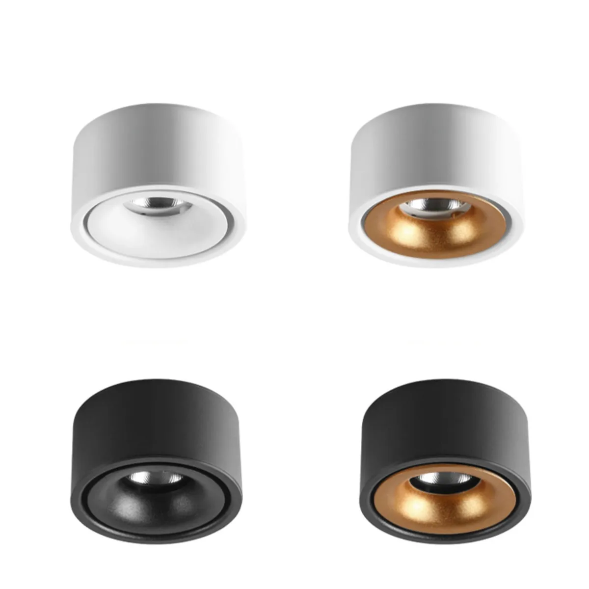 Круглый светодиодный потолочный светильник с COB матрицей, 9 Вт/12 Вт, потолочный Точечный светильник для гостиной с поверхностным креплением, точечный светильник, 110 В, 220 В переменного тока Круглый светодиодный потолочный светильник с COB матрицей, 9 Вт/12 Вт, потолочный Точечный светильник для гостиной с поверхностным креплением, точечный светильник, 110 В, 220 В переменного тока