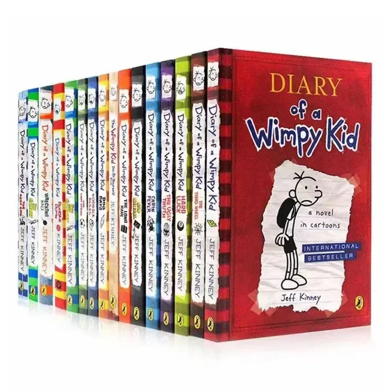 10 Books set 1 10 11 20 Volumes Diary of Wimpy Kid English Book Diary 