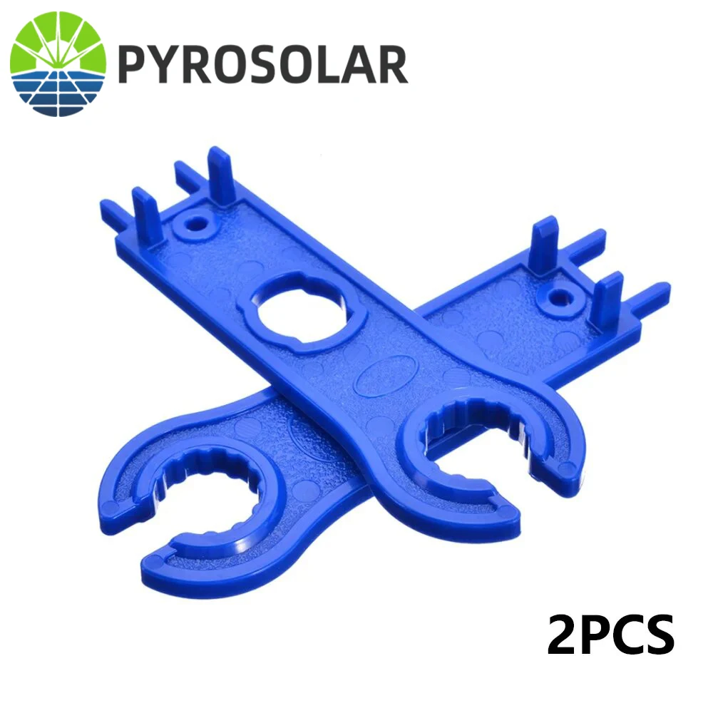 Solar connectors Solar panel wrench Solar cable connector 2PCS Solar Connector Tool Wrench Solar Panel Connector Disconnect Tool ABS Plastic Pocket Wrench Spanners