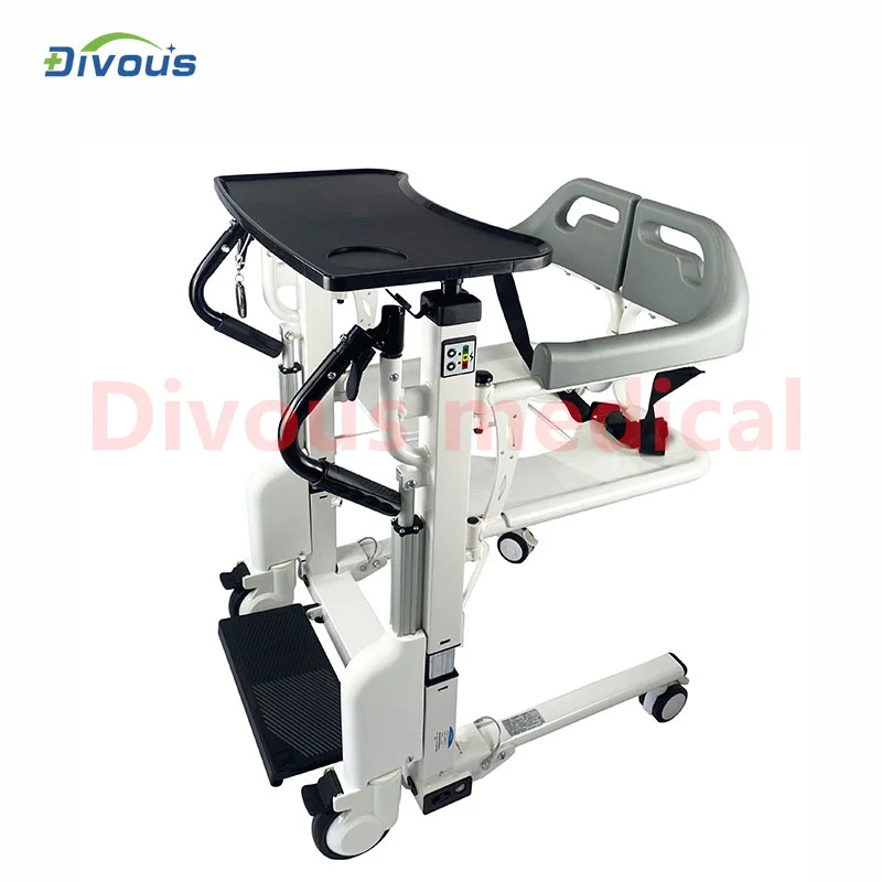 Hot Sale Electric Patient Lift Elderly Disabled Home Care Transfer Commode Chair Toilet   Chair  Wheel chair 2