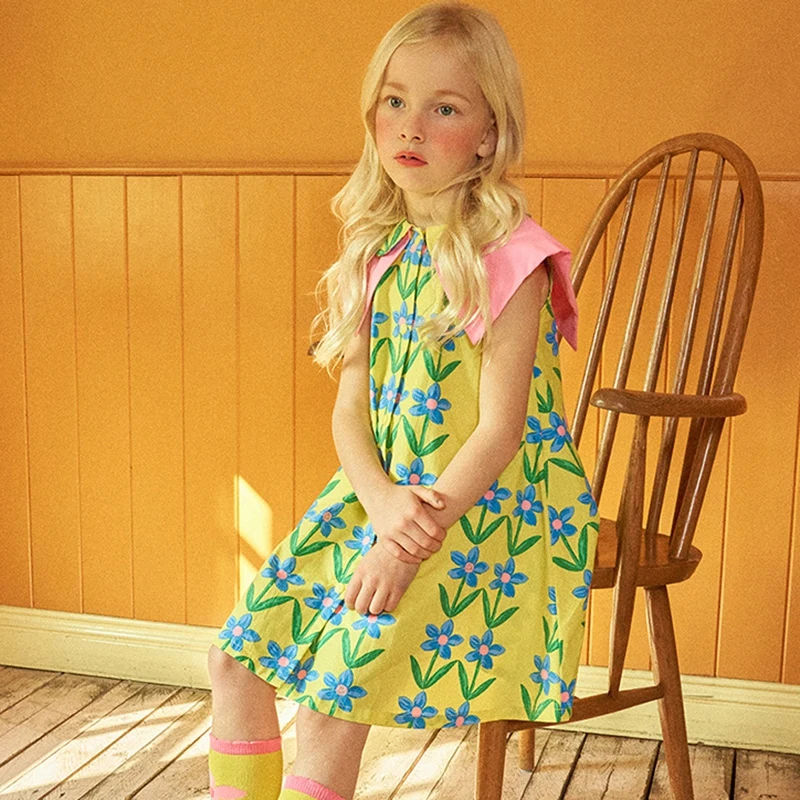 Robe Fille Little New Yorker Style Coréen Avec Grand Nœud, Pour Bébé/toddler, Neuve Avec étiquettes