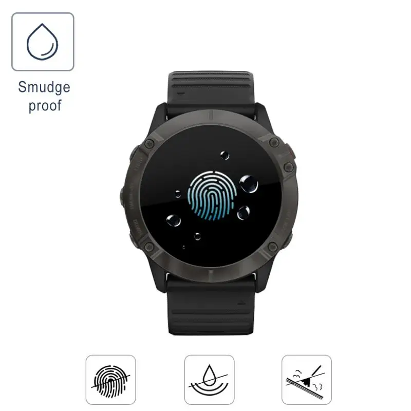 Für Garmin Fenix 8 7 6 6S 6X 5 5S/Vivoactive 3/Forerunner 945 955 965 225 255 265S Gehärtetes Glas Displayschutzfolie SmartWatch – Detail 4