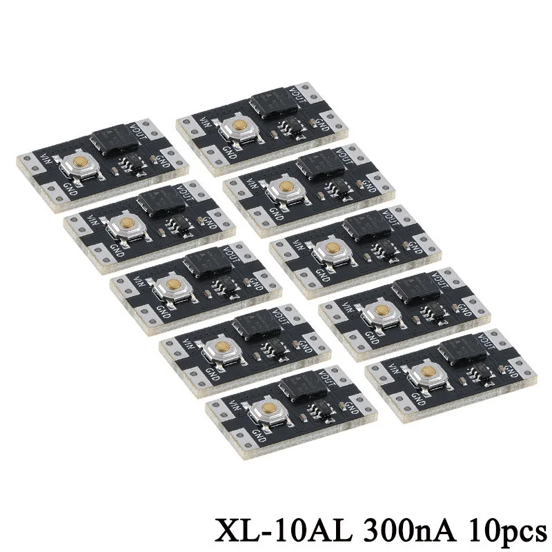 LAUBEI 10 Stück/1 Stück XL-10AL XL-10AH Single Bond Button Bistabiles Micro One Key Switch Modul 3,5–5,4 V 4,5–26 V 300 nA 1,3 uA Last 10 A – Detail 10
