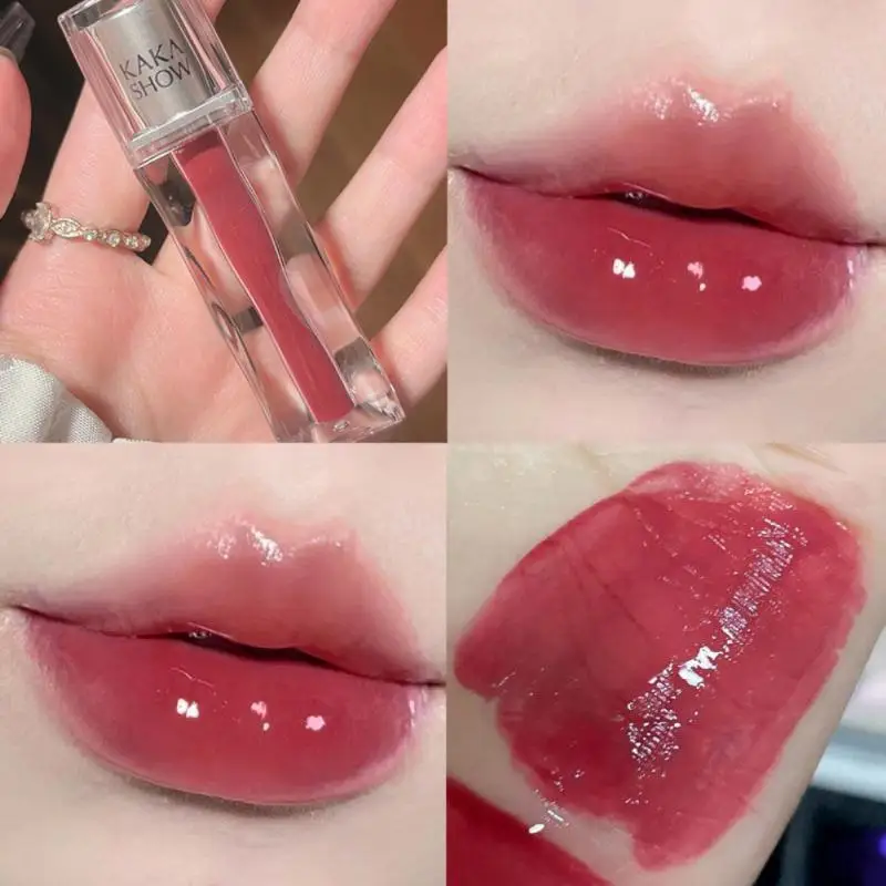 6 Colors Mirror Water Lip Gloss Lip Glaze Moisturizing Sexy Red Lip Tint  Liquid Lipstick Non-stick Cup Lip Gloss Korean Makeup - AliExpress