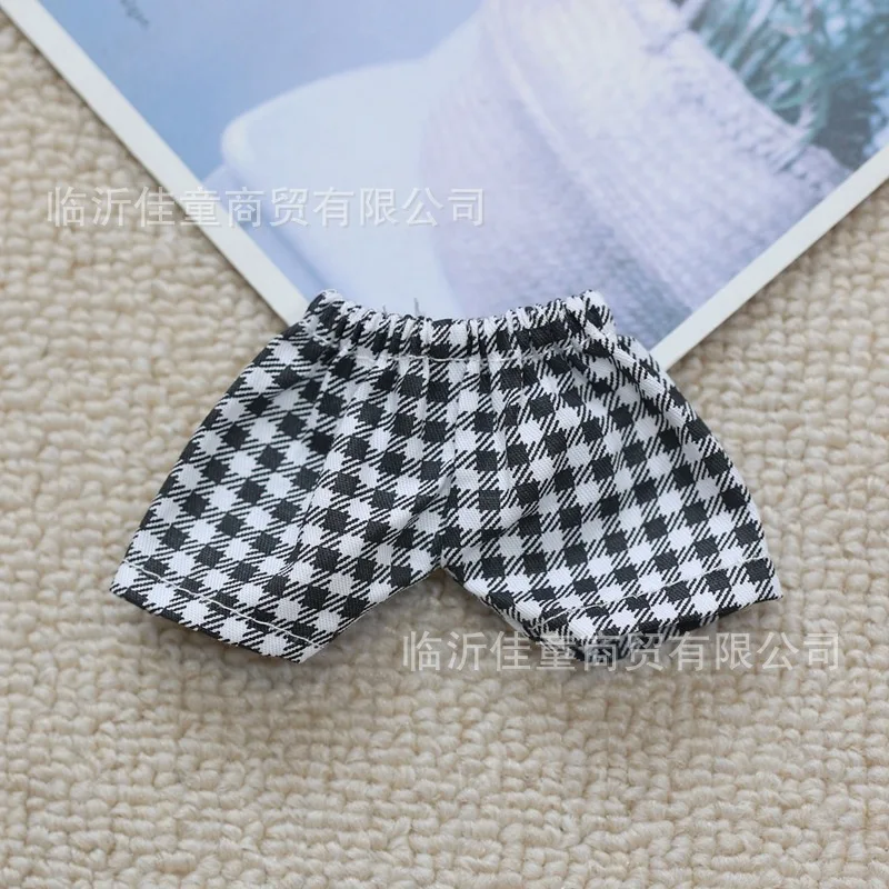 Labubu Doll Clothing Versatile Pants 17cm Plush Doll Clothing Accessories Labubu I II Idol Doll Sitting Party Accessories