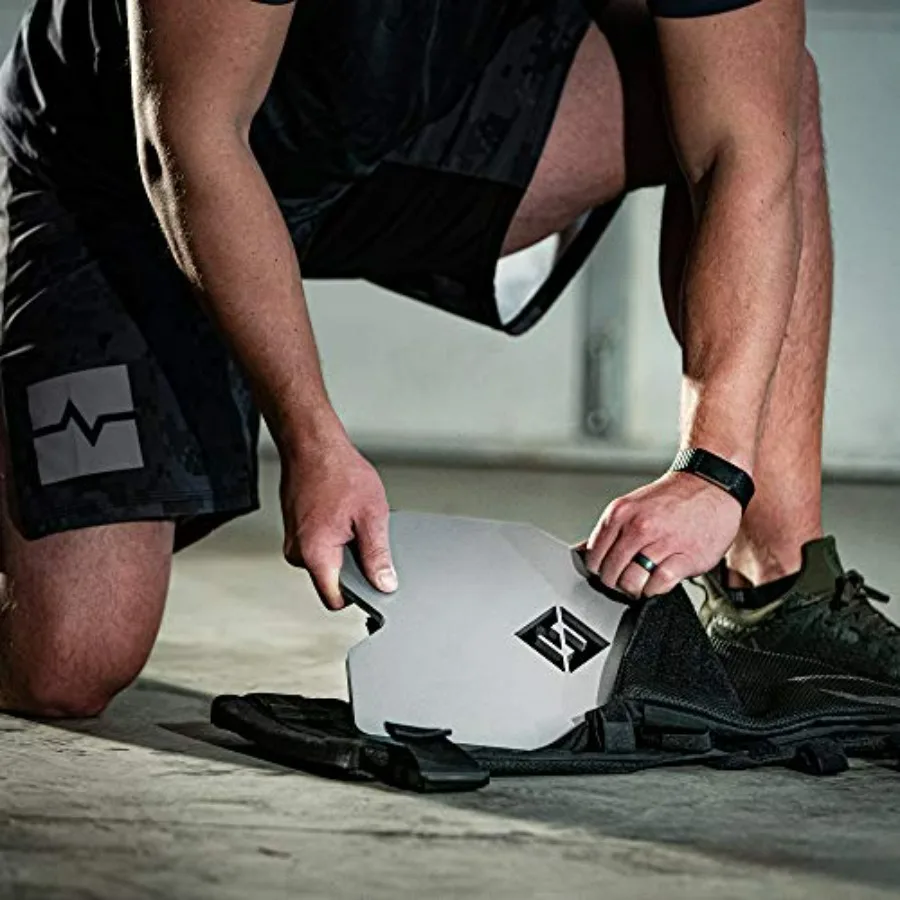 Weight Vest Plates - 5.75 LB Plates Sold in A Pair - 14LB Total Vest Weight - F&F Fitness - Compatible with Most Vests, Weight C