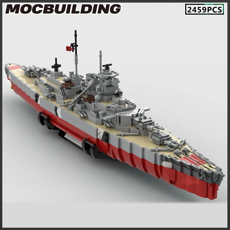 

MOC Building Blocks Cruiser Battleship Model Frigate Destroyer DIY Bricks Creative Assembly Toys Birthday Present Christmas Gift