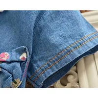 Vêtements d'été pour bébés filles, robe mignonne à manches courtes, Costume décontracté pour tout-petits, tenues pour nourrissons, vêtements de sport pour enfants, nouvelle collection 6