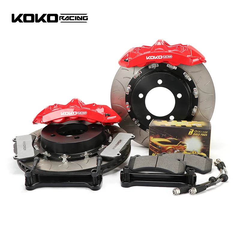 6 Pot Caliper Brake Auto Racing Car Modified Big Brake Kit Disk Rotors For Bmw 3 Series