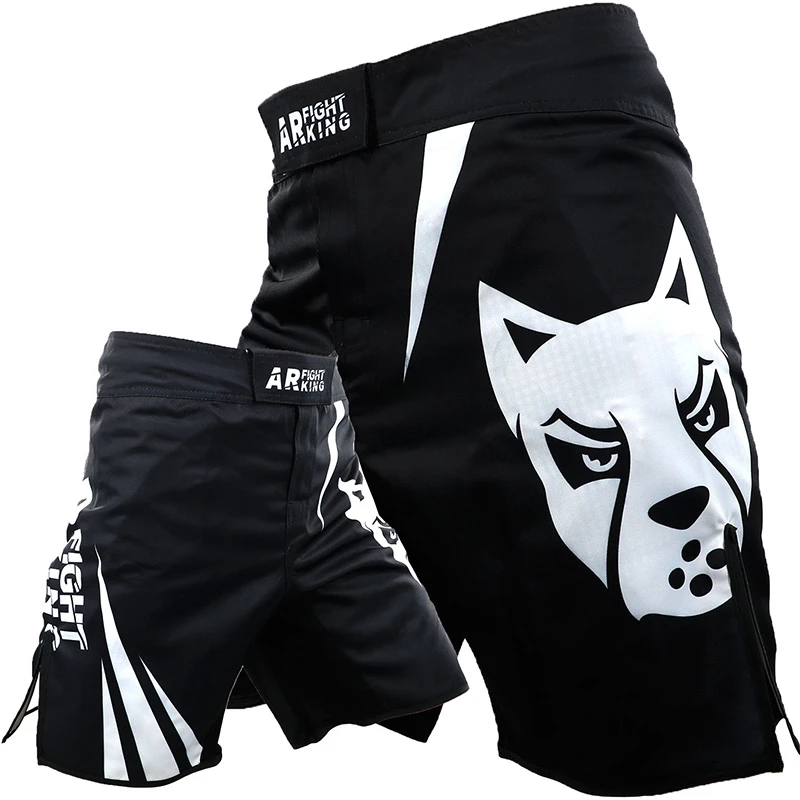 ARFIGHTKING-MMA Muay Thai Shorts, Boxing Trunks, Sports Team, Fighting Cloth, Kickboxing Short Pants, Sanda, Martial Arts