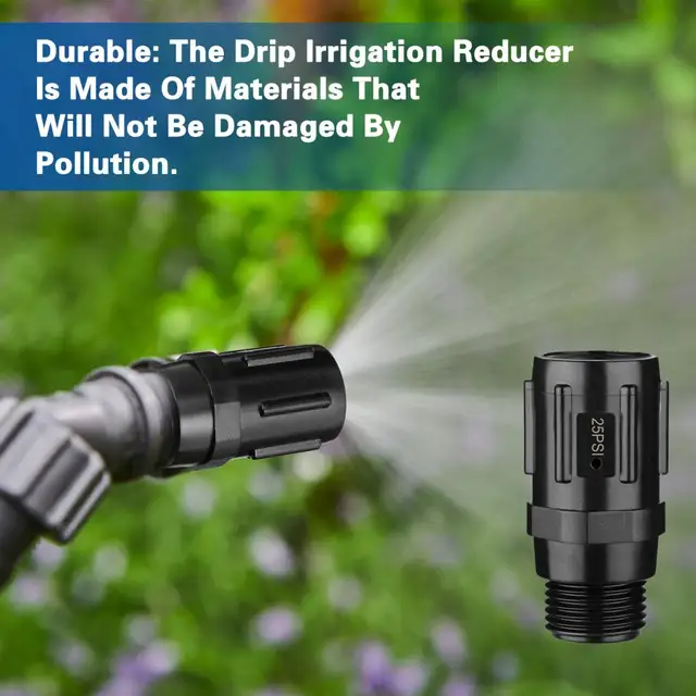 Víznyomás -Szabályozó Szelep 25 Psi Egyszerű Beszerelés Nyomáscsökkentő Alacsony Áramlású Csepp Öntözőrendszer Kerti Kellékek - Image 2