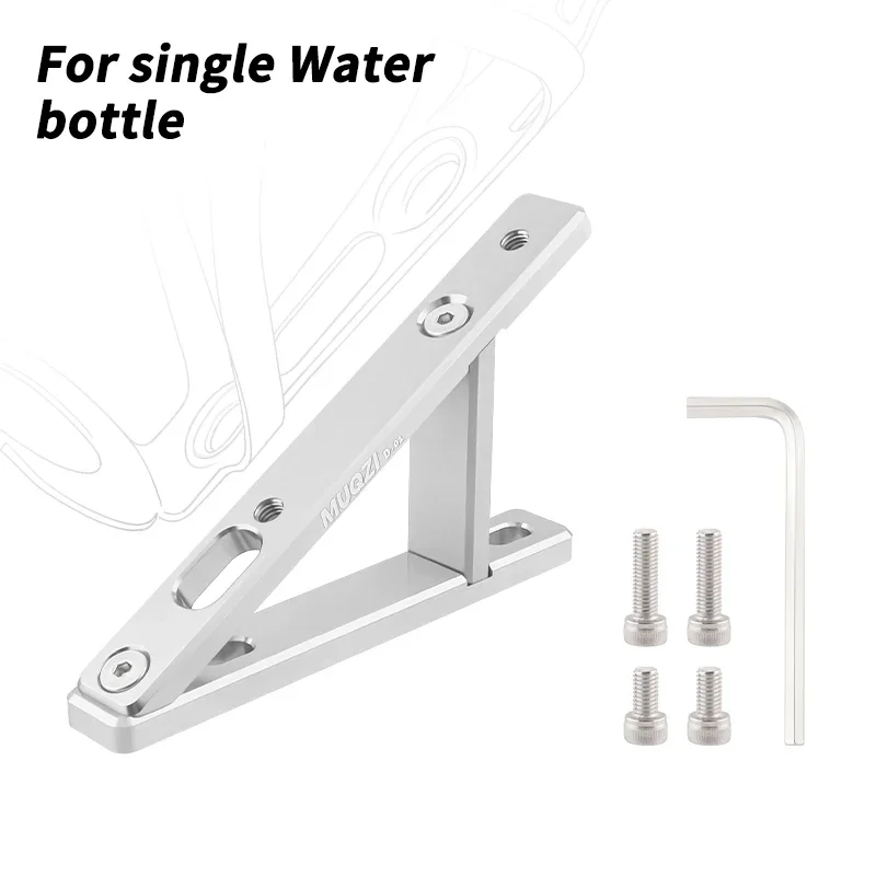 Compact Adjustable Folding Bike Bottle Cage Adapter and Holder Base