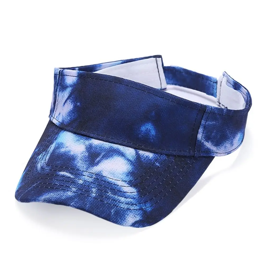 Spring Summer Sports Sun Cap Men Women Adjustable Cotton Sun Protection Visor Empty Top Tennis Golf Running Sunscreen Hat