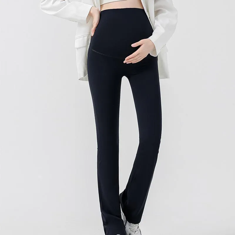 Maternity Leggings Pregnant Women Yoga Flared High-waisted Trousers Pregnancy Clothes Maternity Yoga Flared Pants