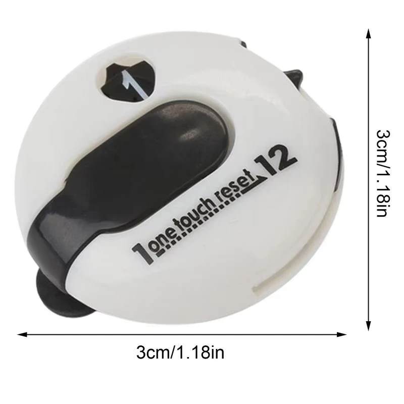 Description Picture 2 of itemMini Golf Score Counter Glove Clip Golf Strokes Counter Digital Scoring Golf Shot Count Strokes Putt Score Glove Counter