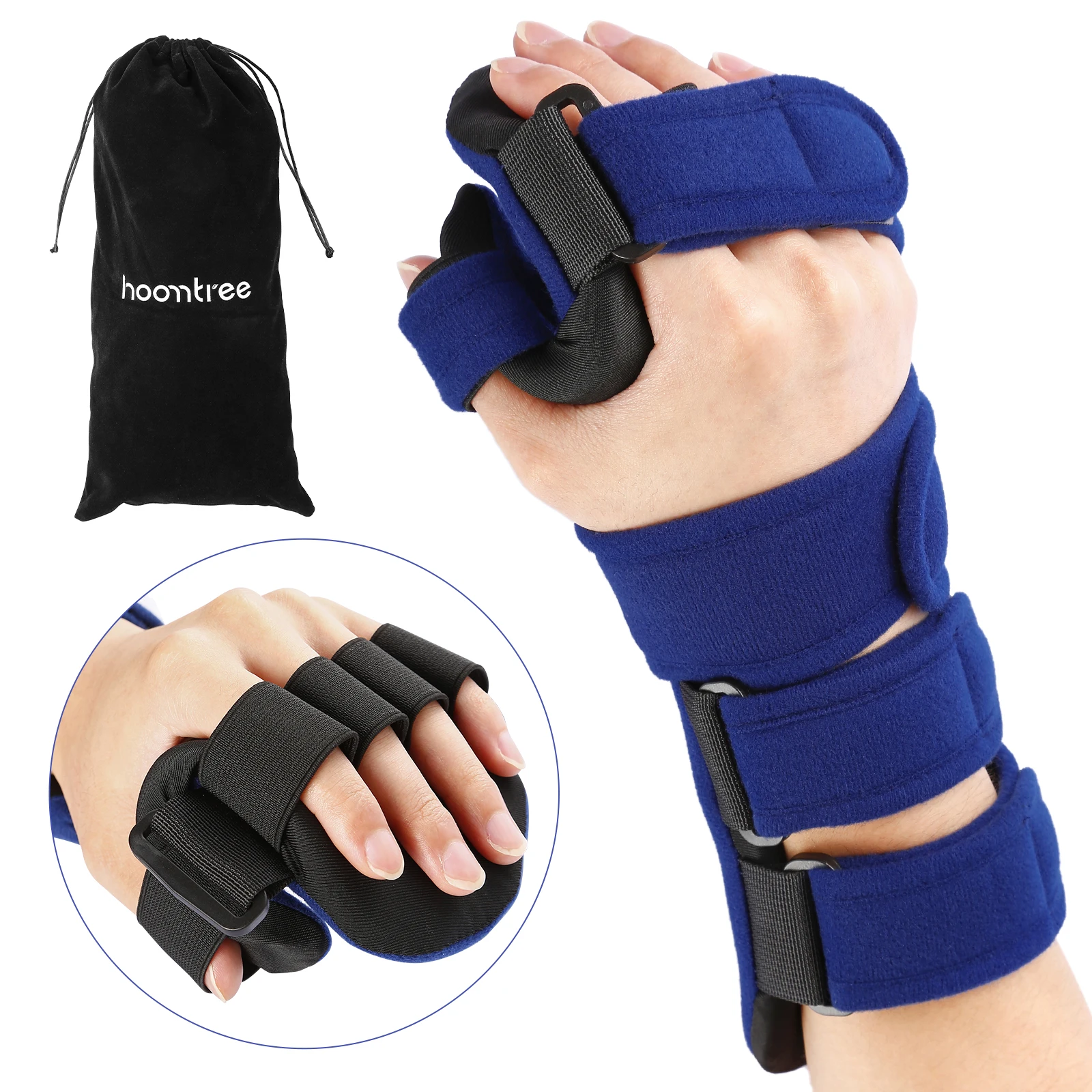 Hand Splint Functional Hand Orthosis Night Immobilizer Wrist Brace Finger Separator Stroke Relieve Carpal Tunnel Pain hand splint