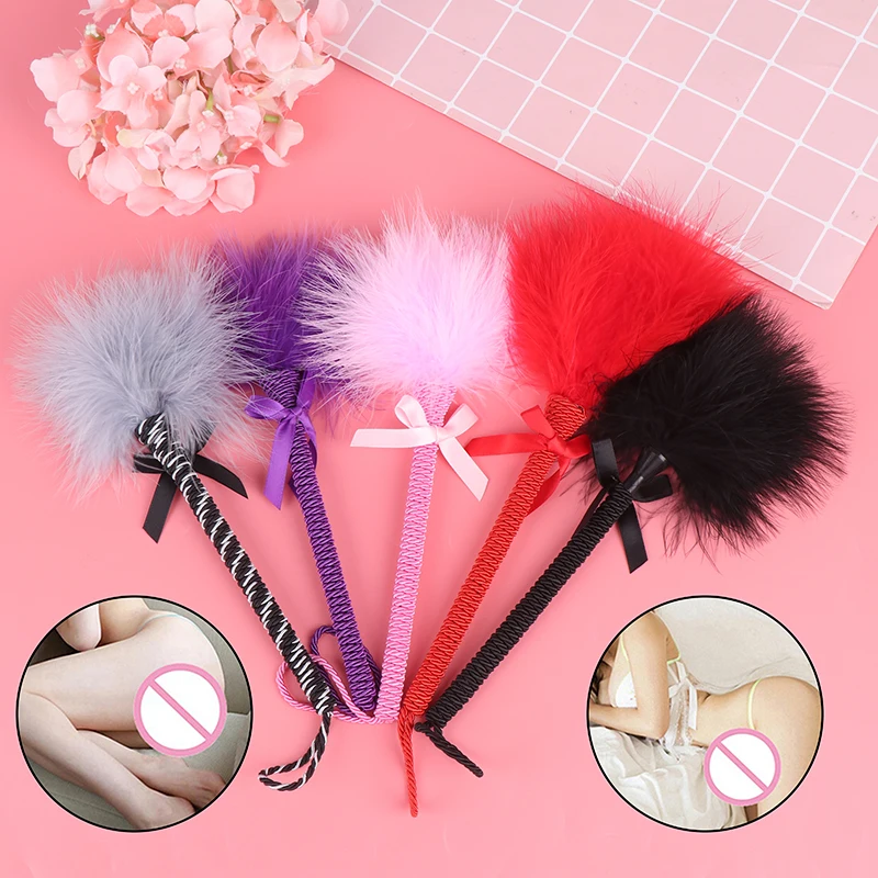 Flirting Feather Tickler Crop Whip Flirt Couple Game Toy Roleplay Sexy Spanking
