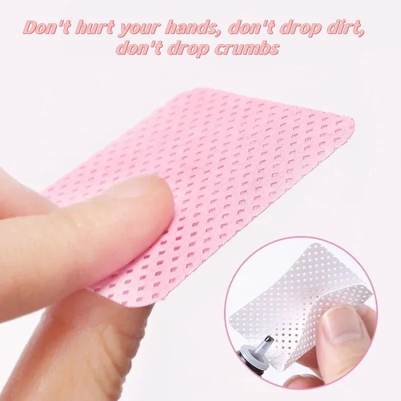 Lint-Free Cotton Pads for Nail and Beauty Cleaning - Eyelash Glue & Gel Polish Remover Wipes