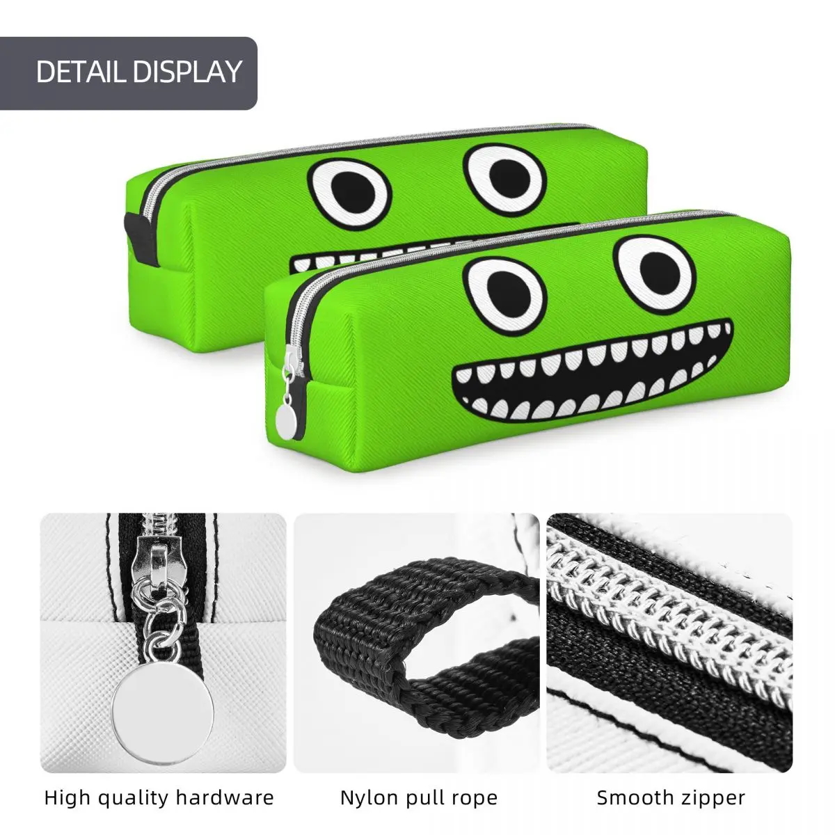 Garten Of Banban Face Pencil Cases Cute Cartoon Pen Holder Bags Girl Boy Large Storage Office Gift Pencilcases