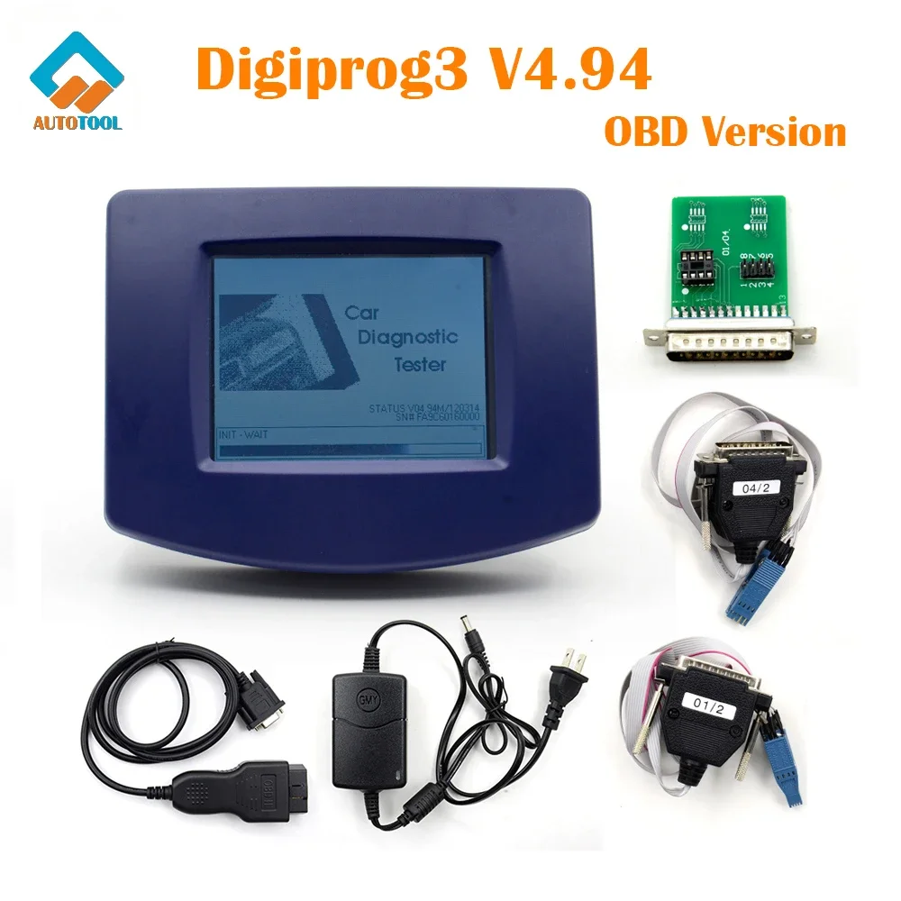 

Latest Digiprog3 V4.94 ECU OBD2 Programmer Digiprog 3 Diagnostic Tool with ST01 ST04 OBD Cables Car Correction Repair Tools