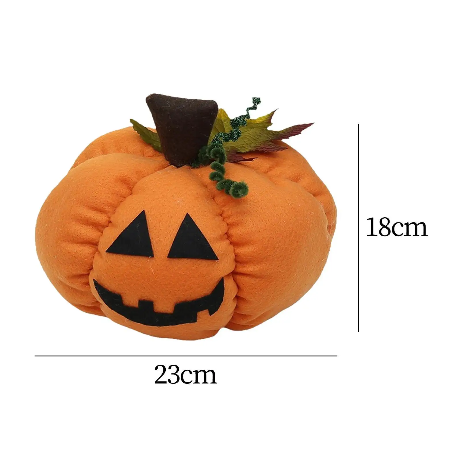 Halloween Pumpkin Ornament Home Decor Fall Harvest Thanksgiving Evil Pumpkins Statue Desk Collectibles Fall Simulated Pumpkin