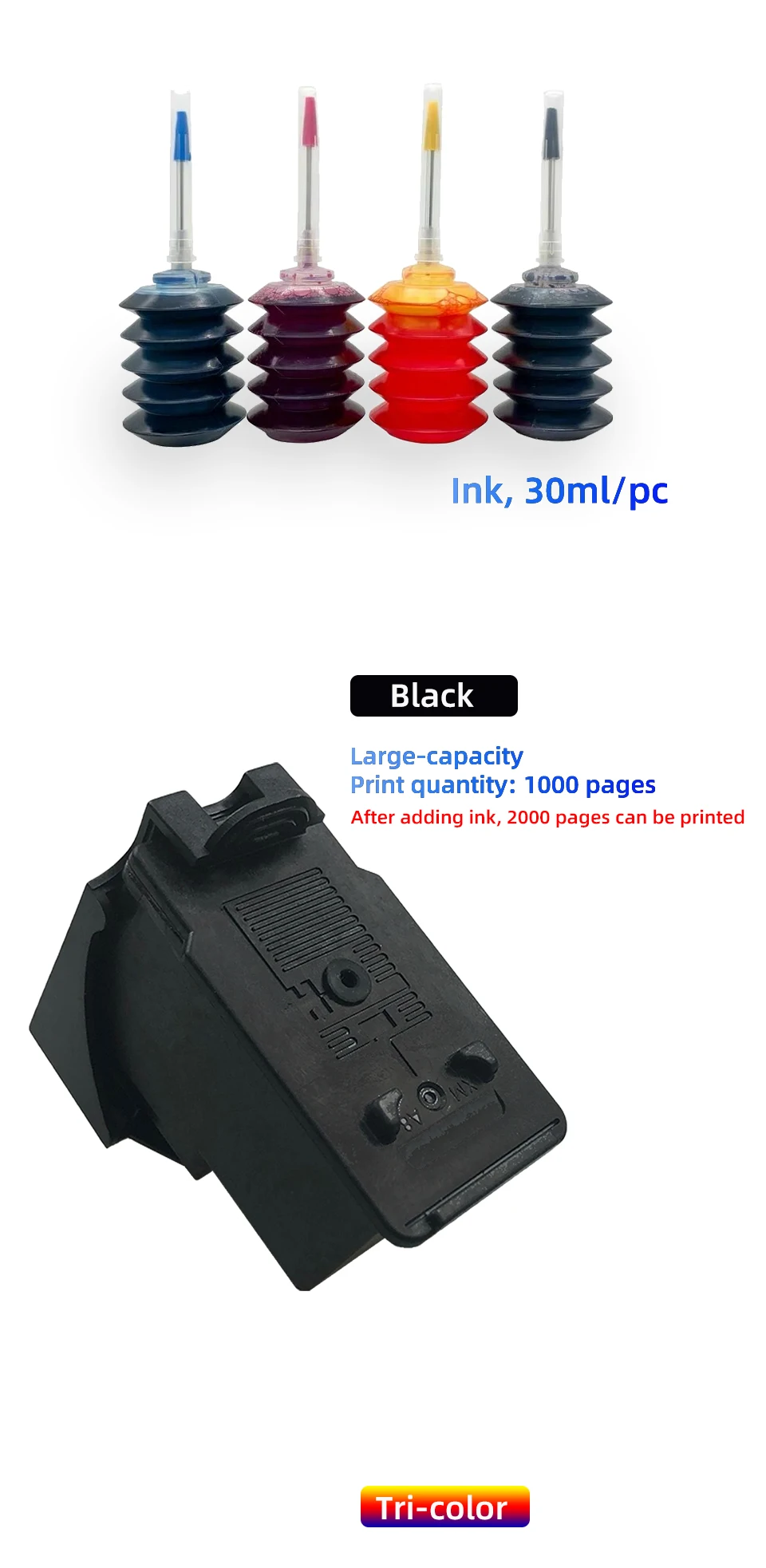 pg640 cl641 Compatible for Canon PG640 CL641 Ink Cartridge for