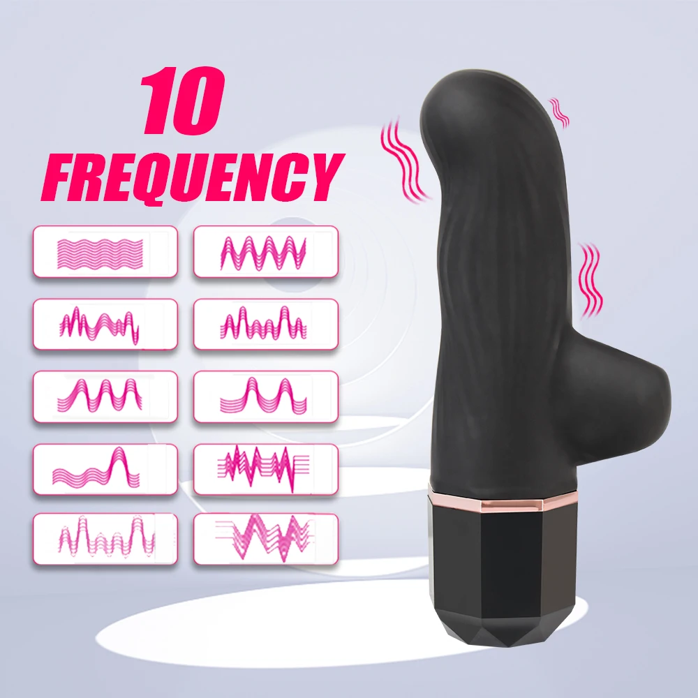 Frequenza G-spot 12 stimolatore del clitoride giocattoli sessuali per donne rossetto vibratore per dito sesso in silicone Pr_voghion.com