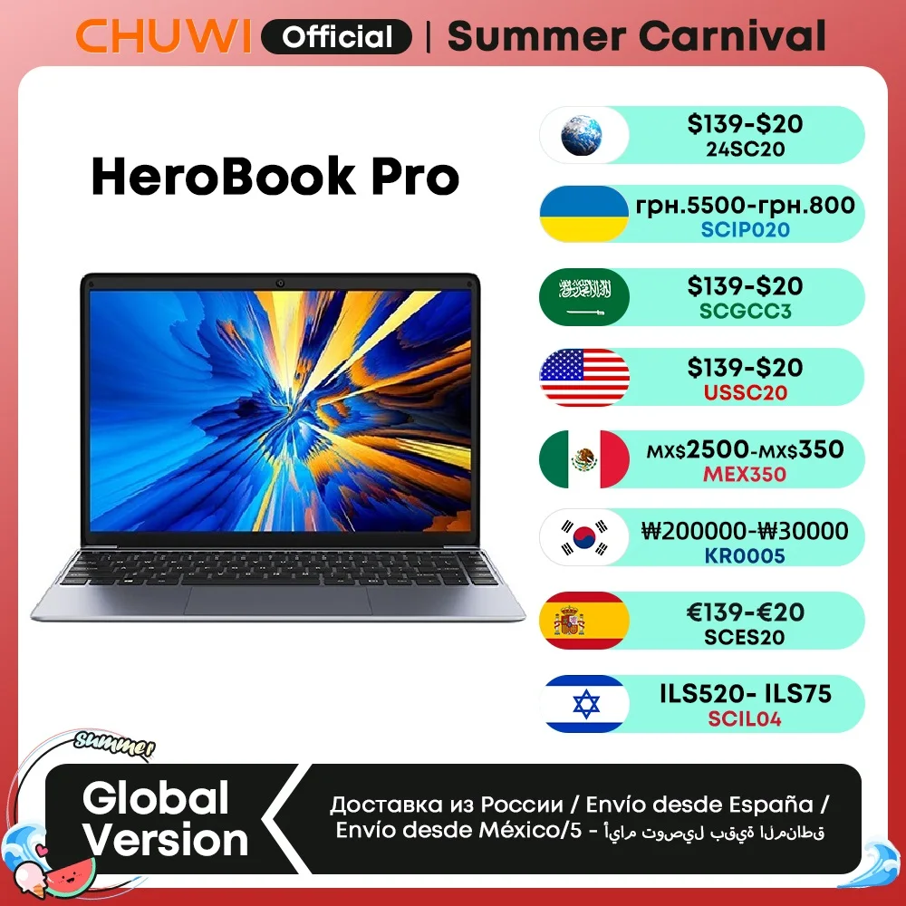 Chuwi herobook pro 14.1 