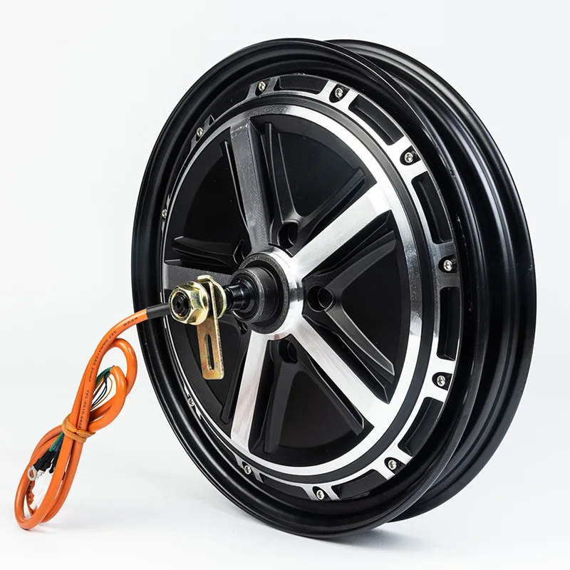 48-60v1/1.5/2/3kw12 인치 90/90-12 모터 드럼 브레이크 디스크 브레이크 전동 휠 허브 모터