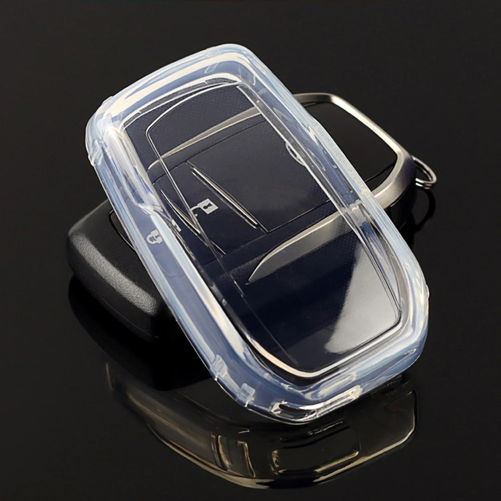 Premium Transparent TPU Key Case Cover