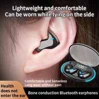 Sleep Wireless Earphone TWS Bluetooth 5.3 Headphones Hidden Earbuds IPX5 Waterproof Noise Reduction Sports Headset 1