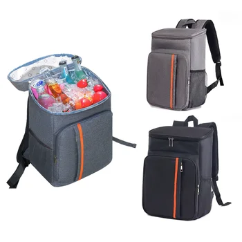 Large Capacity Double Shoulder Insulated Bag Durable Oxford Cloth Picnic Camping Sports Backpack for Outdoor Cold Ice Retention