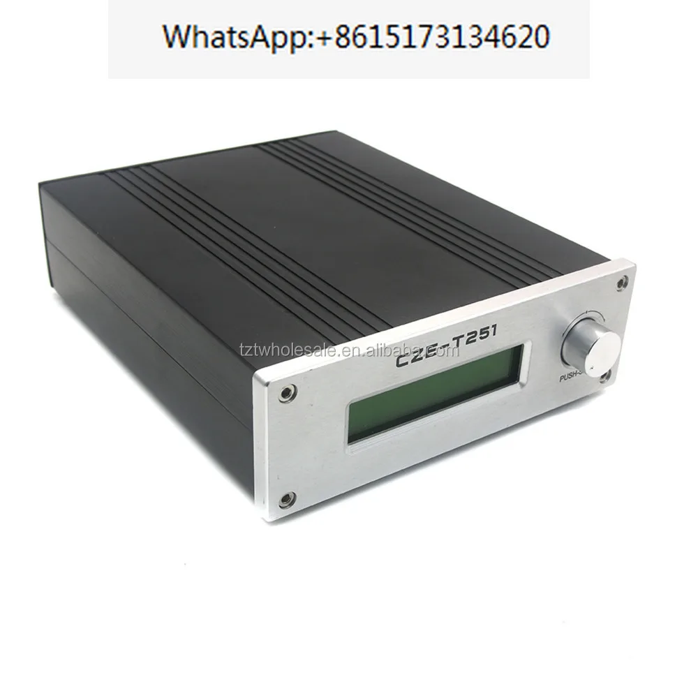

CZE-T251 FM Transmitter 0-25W Adjustable 87-108MHz Mono Stereo PLL Broadcast Station with Power Supply